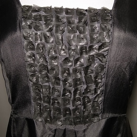 Eileen Fisher Silk Dress Habutai Squares - Picture 4 of 8